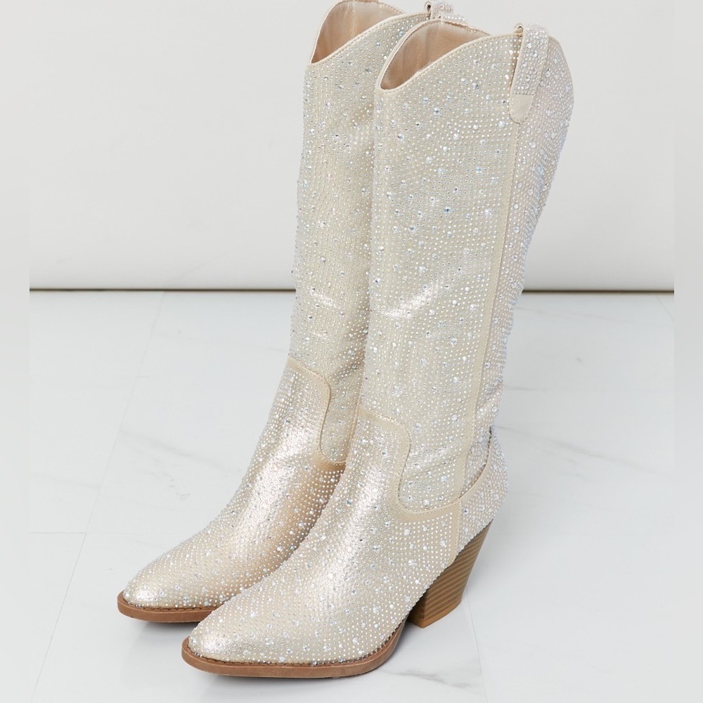 Forever Link Glitter Cowboy women Boots